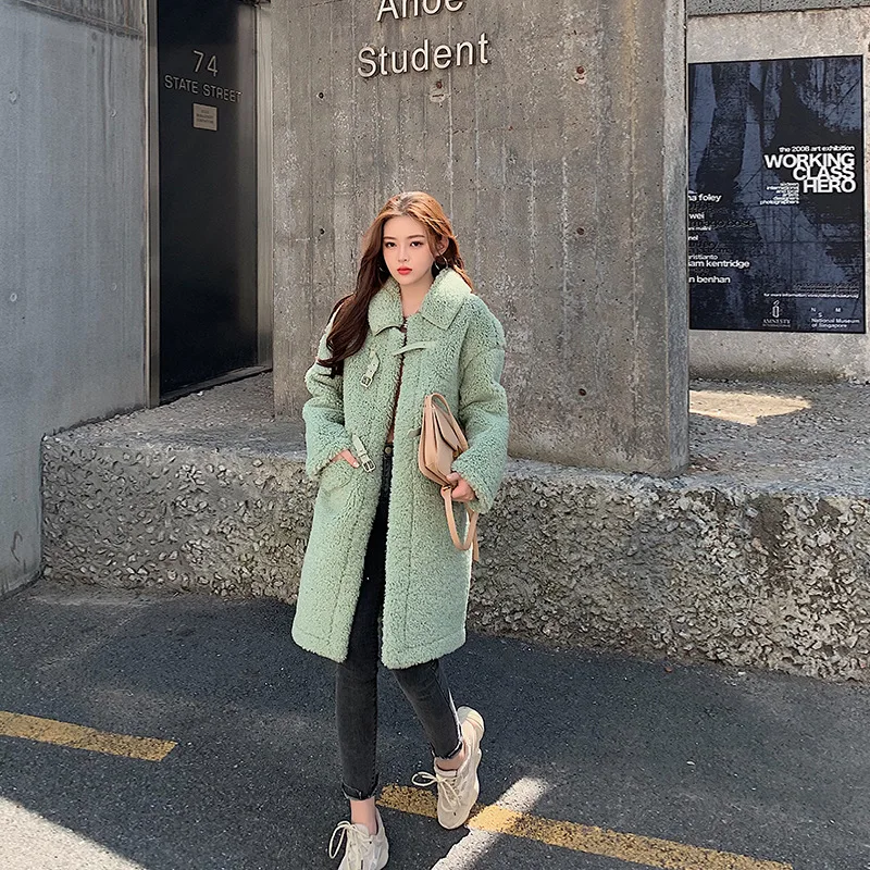 

Autumn And Winter New Style Versatile Fur Coat Mid-length Leather Fur Coat