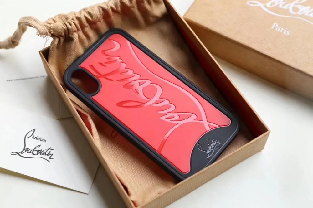 

Starktni Fashion Brand 3D Red Sneaker Bottom Phone Case Cover Funda For iphone 11 11Pro Max X XS MAX XR 6S 6 7 8 Plus Phone Bags