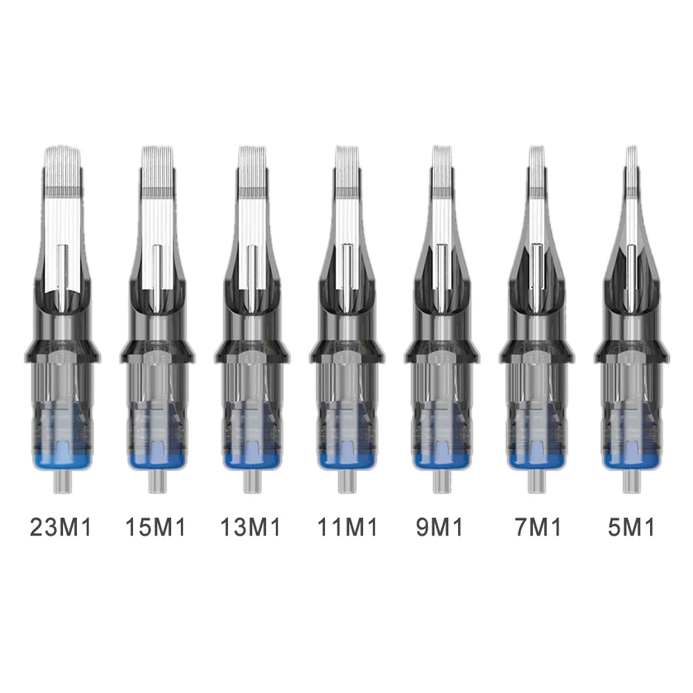 

20Pcs/lot Tattoo Needles Disposable Round Liner/Shader 0.35mm Cartridge Tattoo 1205M1/1207M1/1209M1/1211M1/1213M1/1215M1/1223M1