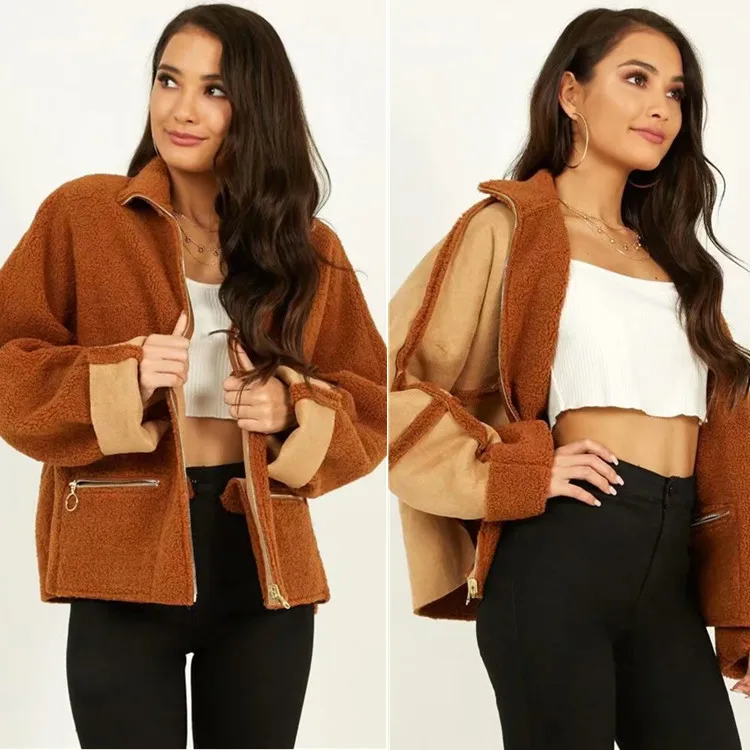 

2019 Autumn And Winter New Style WOMEN'S Dress Europe And America Fold-down Collar Women's Positive And Negative Double Purpose