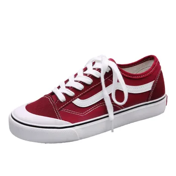 

Ladies Classic low top shell head dirty orange skateboard shoes women's shoes lacing casual joker Vulcanized Shoes