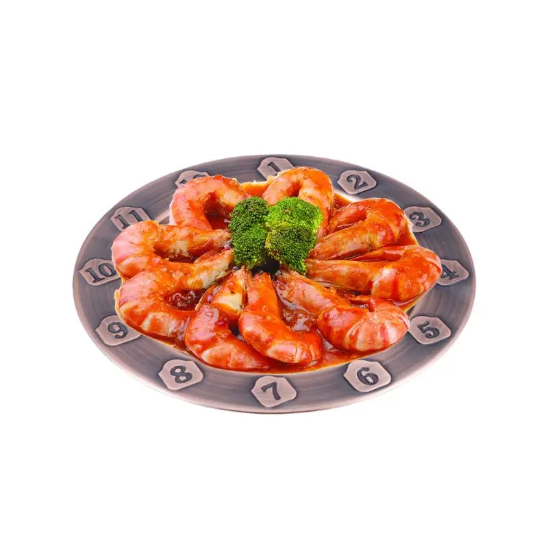 2pcs Stainless Steel Watch Clock Dinner Plate Dish Salad Fruit Food Container Y1AB