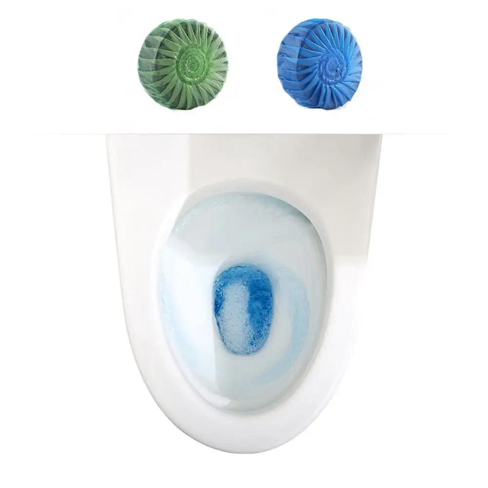 4Pcs Toilet Cleaner Ball Powerful Automatic Bleach Bathroom Toilet Bowl