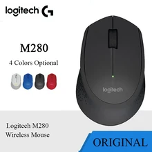 Мышь logitech M280, беспроводная мышь с 2,4 ГГц, беспроводная технология, USB nano, для ноутбука, офиса, дома, использования