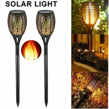 

LED Solar Flame Lamp Outdoor Garden Flicker Flame Solar Light Waterproof Torch Lights Landscape Lawn Lamp Decoration Lighting