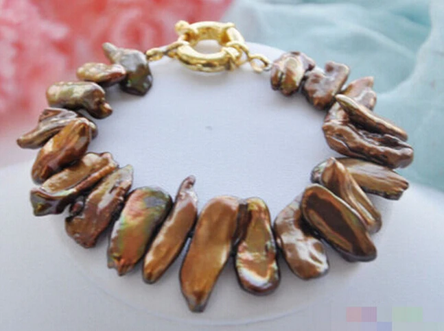 DYY 914+++ " кофе Dens пресная вода жемчужина Бива браслет