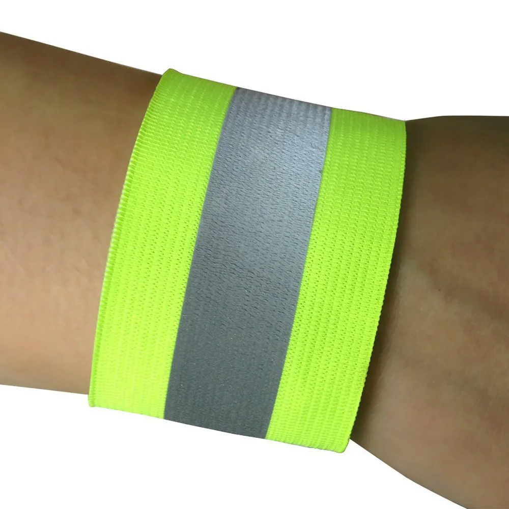 Reflective Cycling Arm Belt Outdoor Sports Night Safety Running Riding Armband Pants Leg Warning Strips Reflective Tape BC0130 (9)