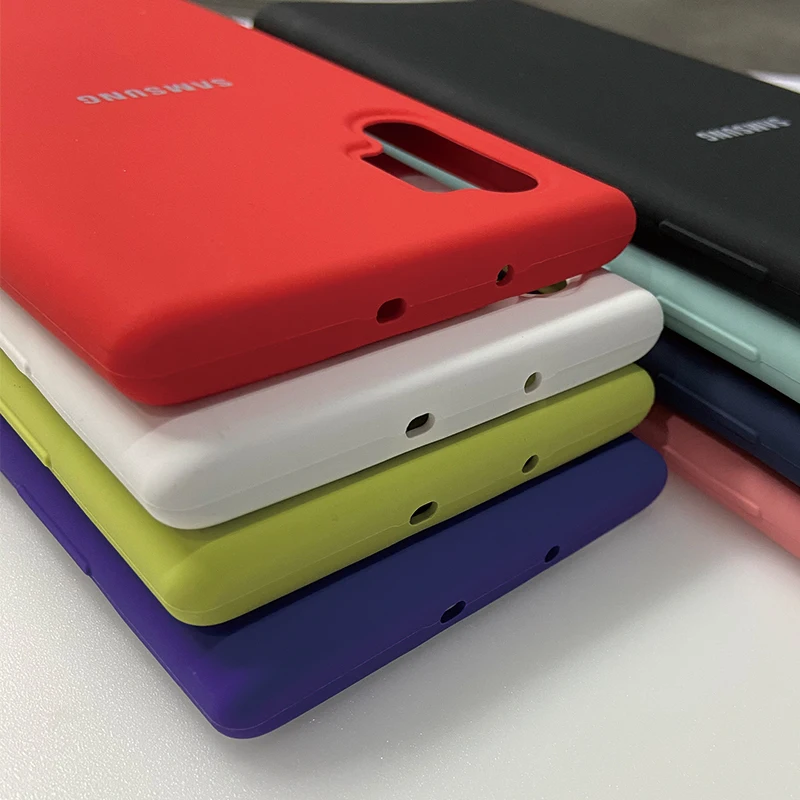 Samsung Note 10 Plus чехол для Galaxy Pro жидкий силиконовый шелковистый мягкий сенсорный 10/10