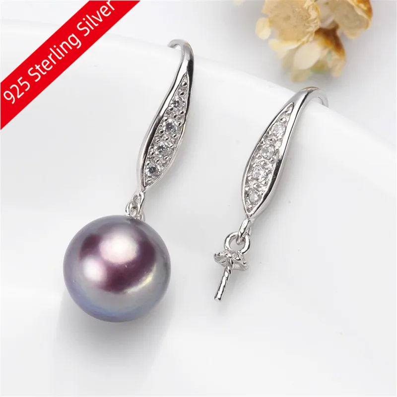 

New 925 Pure Silver Hook Earwire Jewelry DIY Earring Findings components Earrings Clasps Hooks Fittings DIY Jewelry Accessories