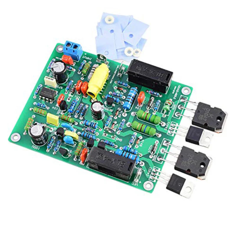 IG-2Pcs аудио усилитель плата Amplificador 100 Вт x 2 стерео двухканальный Quad405-2 усилитель мощности собранная плата