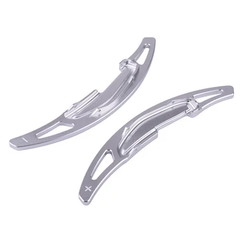 

Car Silver Steering Wheel Shift Shifter Extension Paddle Fit For BMW M2 M3 M4 M5 M6 X5M X6M 2015