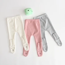Lovely Baby Cute Rabbit Ear Pattern Cotton Leggings