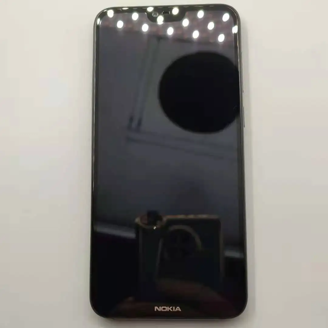 iphone xr refurbished Nokia X6 Android Smartphone Full Screen Dual-card Dual standby 4G 64G  black 4G 32G Used Face Recognition Old man Nokia 6.1plus iphone 8 refurbished