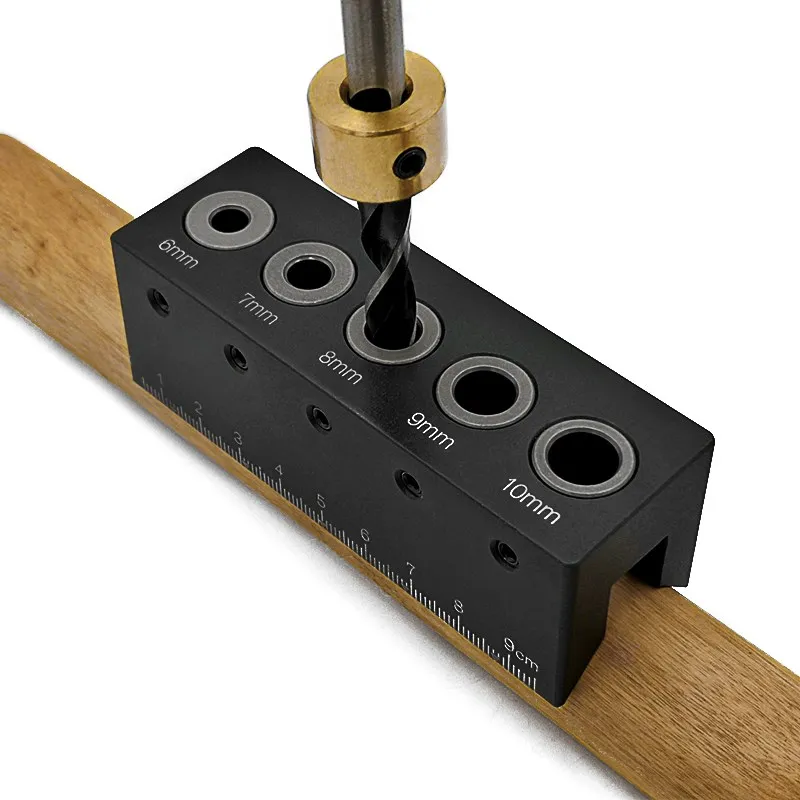 Wood Doweling 90deg Angle Guide Pocket Hole Jig Kit