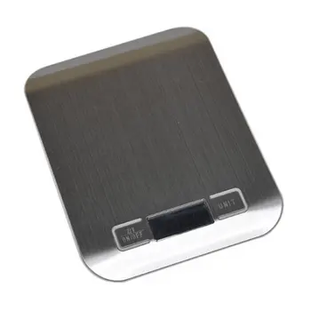 

Flat Kitchen Food Stainless Steel Food Scale Kitchen Household Scale Electronic Scale Gram Weight Scale