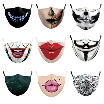 

5Pcs Anti Dust Face Mouth Mask Reusable Breathable Cotton Protective Fashion Cute PM2.5 Anti-Dust Mouth Face Mask Men/women