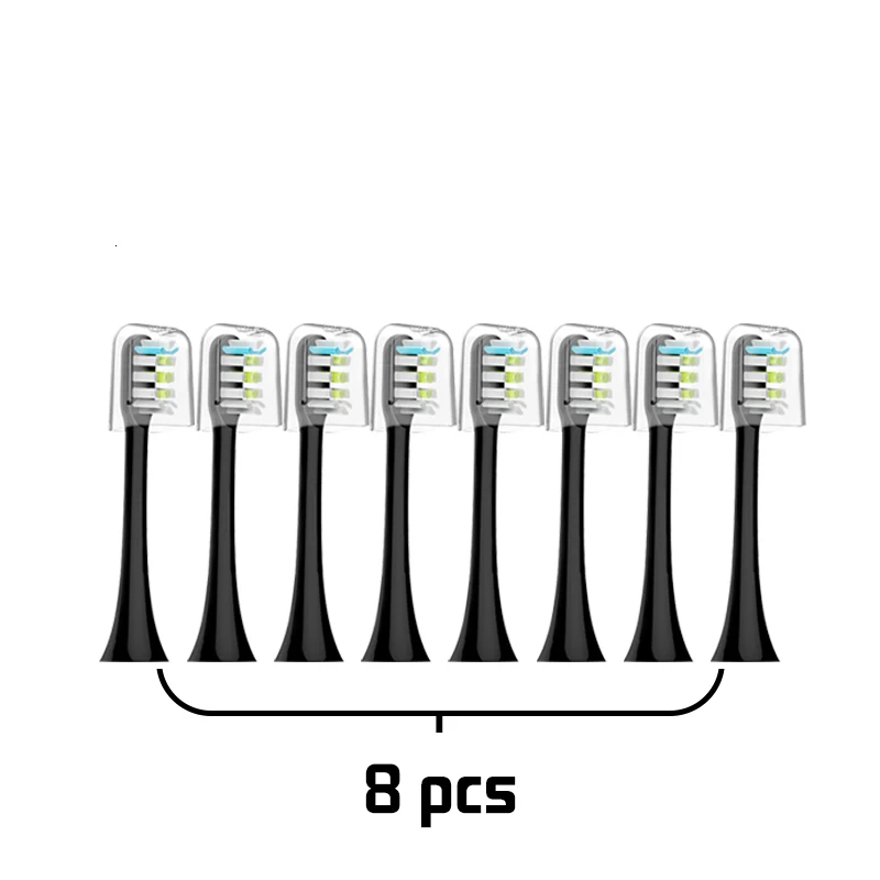 Soocas X3 X1 X5 Зубная щётка головки Ультразвуковая электрическая зубная щетка для Замены Зуба насадки для зубной щетки 2/4/8/12 шт