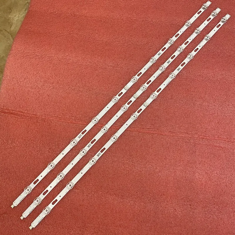 6pcs LED 스트립 삼성 UE43TU7100 UE43TU7000 UE43TU8000 UN43TU7000 UN43TU8000 UN43TU8200 UN43TU700DF BN96-50319A 50320A