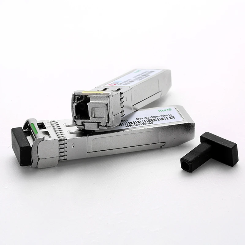 Приёмопередатчик типа SFP 10G LC 20/40/60 км 1270nm/1330nm одиночное волокно SFP оптический модульный SFP приемопередатчик промышленного класса от-40 до 85 по Цельсию для переключатель