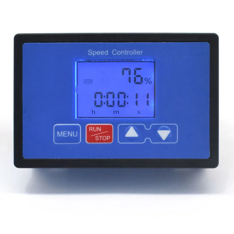 LCD Smart Digital Display 12V 24V 0~ PWM Control DC Motor Speed Controller Adjustable Max 30A Timing Reversible Loop Control