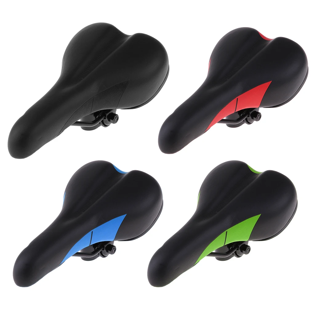 

Bicycle Suspension Cruiser Saddle, Cycling Bike Saddle Seats-Universal Design Fits for Most Bikes, Waterproof, Breathable