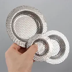 Practical Stainless Steel Full-hole Filter Kitchen Sink Floor Drain Anti-blocking Home Supplies Accessories Tools
