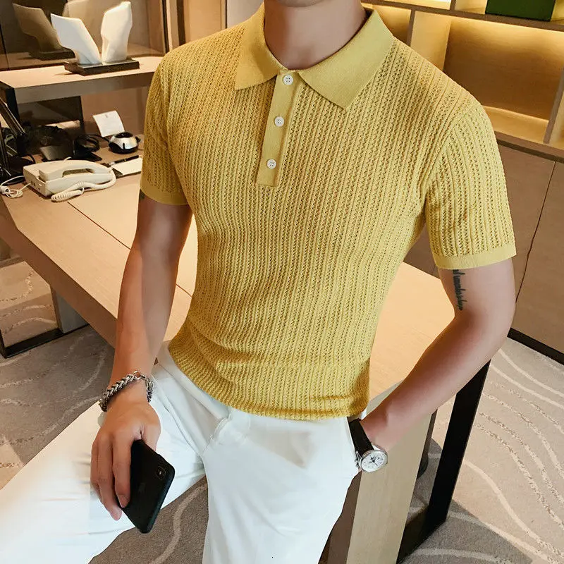 yellow polo outfit