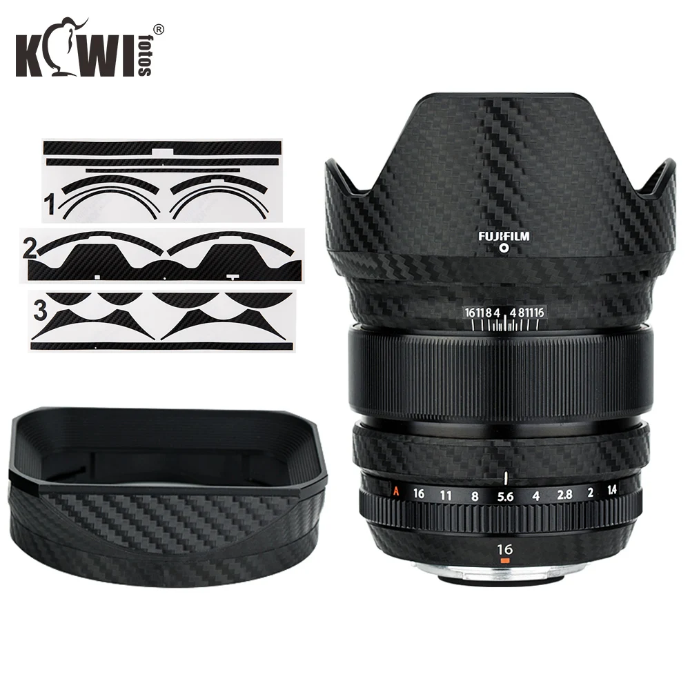 Защита для объектива от царапин углеволоконная пленка FUJINON XF16mm F1.4 R WR Lens & FUJIFILM