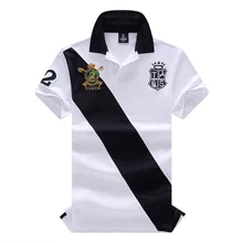 

Men's Polo Shirts Fashion Casual Short Sleeves High Quality Mens T Shirt Brand Cotton Embroidery Plus Size Men Tshirt