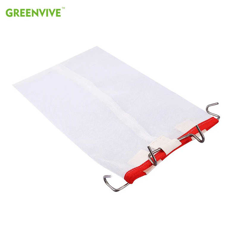 

2PCS Beekeeping Square Honey Filter with Hook Honey Filter Beekeeping Apiculture Equipment Nylon Honey Extractor Filter Beehive