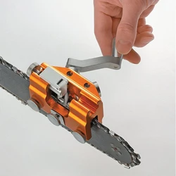 Outils d'affûtage de tronçonneuse à la maison, affûteuse de chaîne à main Durable, Clip pour affûter la scie, outil de travail du bois 