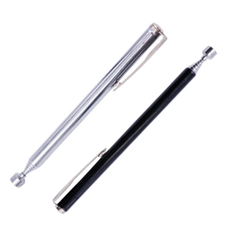 Herramienta de recolección magnética ajustable telescópica, herramienta extensible de Pin de largo alcance para recoger tuercas, herramientas de mano