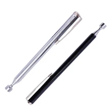 Herramienta de recolección magnética ajustable telescópica, herramienta extensible de Pin de largo alcance para recoger tuercas, herramientas de mano