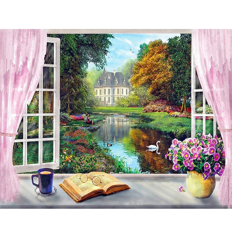 Картины По Номерам Купить Окно