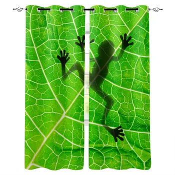 

Frog Shadow Window Curtains Living Room Curtain Home Decor