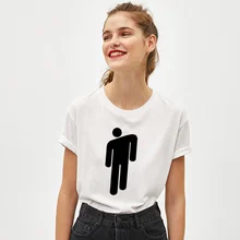 Billie Eilish/футболка Топы в стиле хип-хоп для подростков, Kpop, футболки, футболки с надписью «Bad Gay» повседневные короткие женские футболки унисекс для детей г., мужские футболки