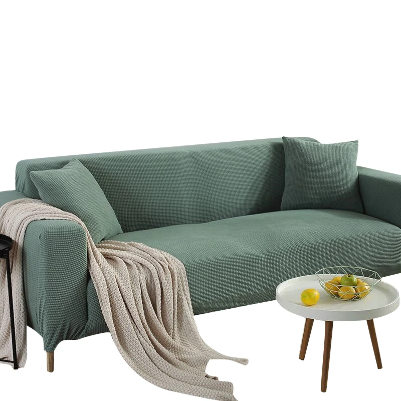 

Velvet Sofa Covers for Living Room Solid Sectional Sofa Cover Elastic Couch Cover Home Decor Fundas Sofa Slipover Top Quality
