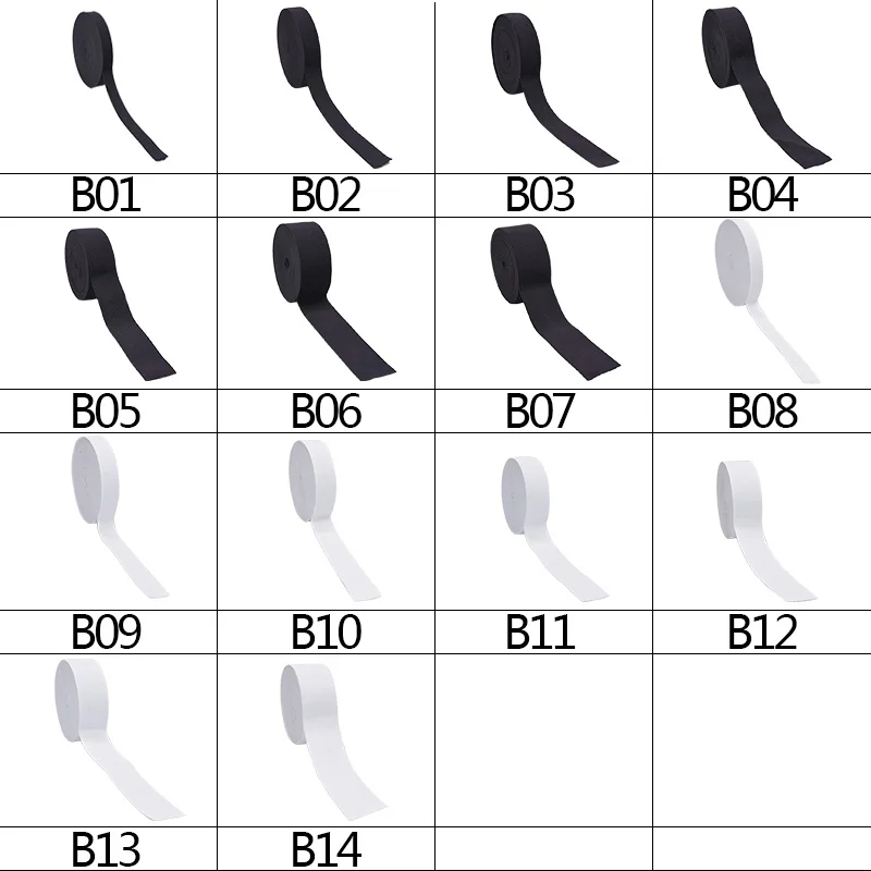 5 ярдов ширина 1,5-4,5 см эластичная лента черная белая плоская резинка s одежда швейный материал DIY аксессуары для пошива одежды