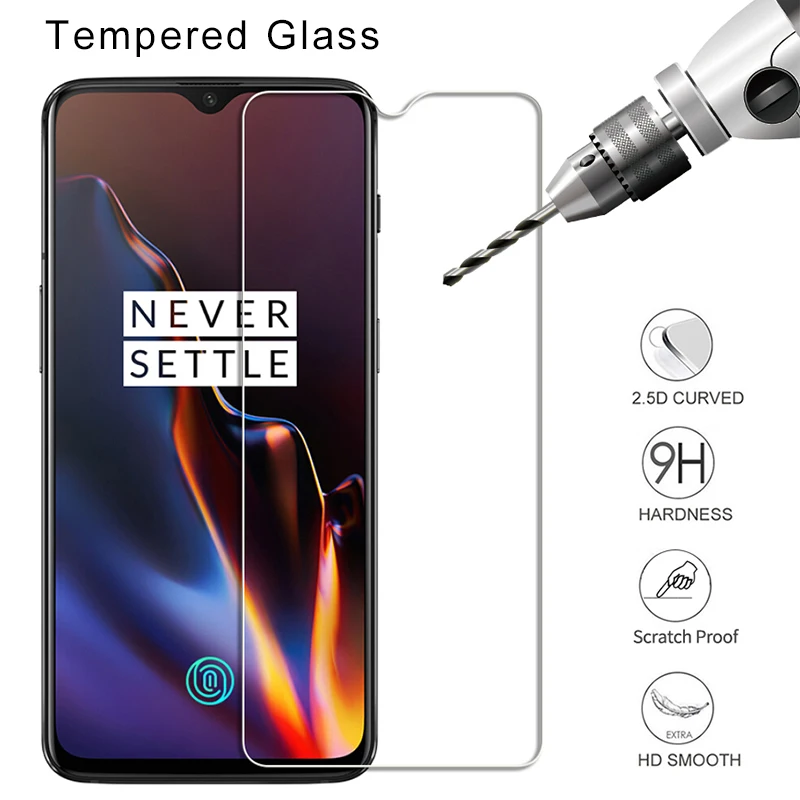 

9H HD Protective Film for Oneplus 2 3 3T 5 5T Hard Phone Front Glass 6 6T 7 7T Phone Screen Protector Film
