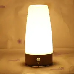 Luz de noche de inducción de cuerpo humano cuadrado, decoración de Navidad, Interior, 2022