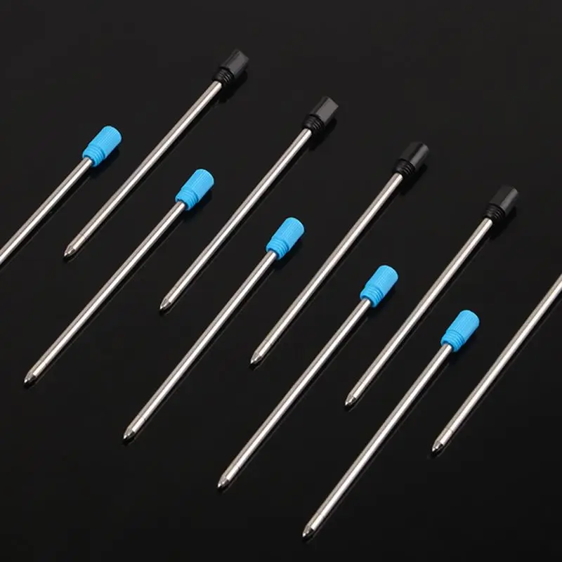 

10pcs Gel Pen Refills Replacement 0.5mm Blue Black Ink Color for School Office