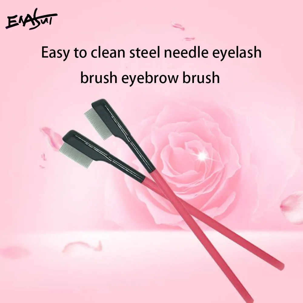 Enasui Beauty one Sided Edge Control Eyebrow Comb Portable Eye brow Eyelash Brushes |
