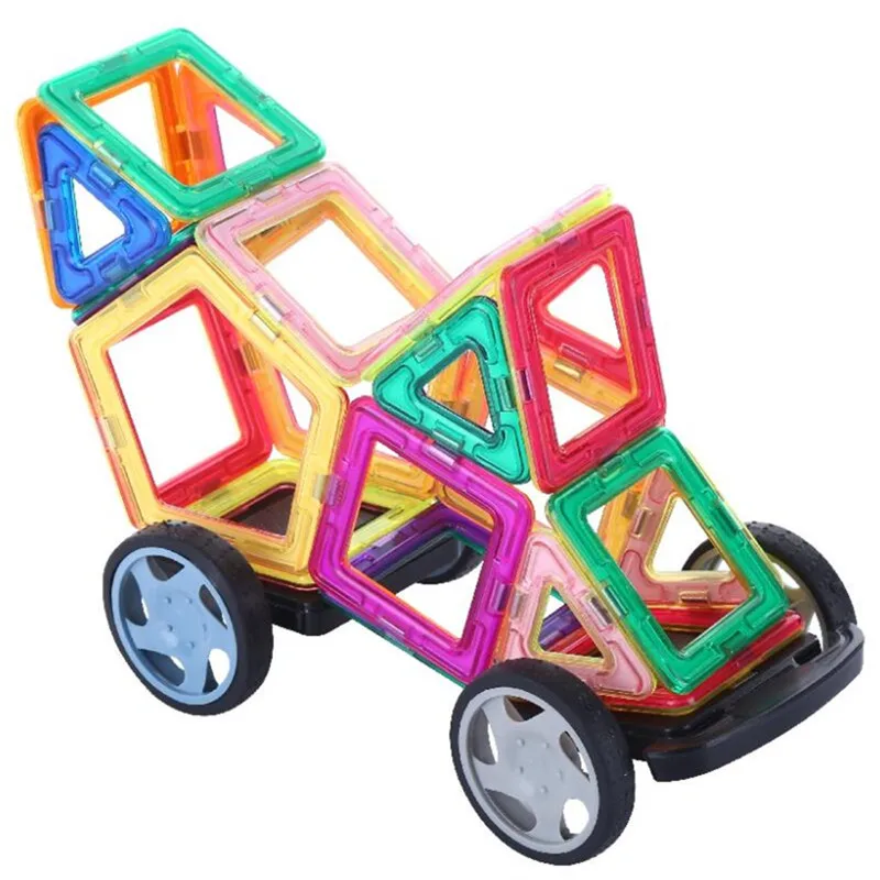 111-47 шт. Мини Магнитный конструктор Набор для строительства модель и строительные игрушки пластиковые магнитные блоки Развивающие игрушки для детей Подарки