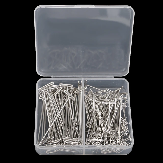 100pcs T-PINS 2 (51mm) FOR wig making tools hair needle wig pins Wig pin  wig