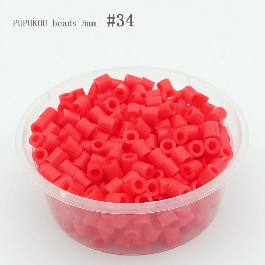 360pcs/box packing 5MM hama beads diy toy 48kinds colors foodgrade perler Iron beads PUPUKOU fuse beads Kids Education puzzle to 36