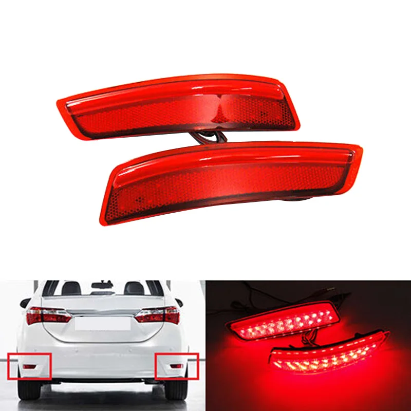 Car Rear Bumper Light LED Reflector Taillight Brake for Toyota Corolla Lexus GS250 GS350 ES250 ES350 ES300 2012+ | Автомобили и