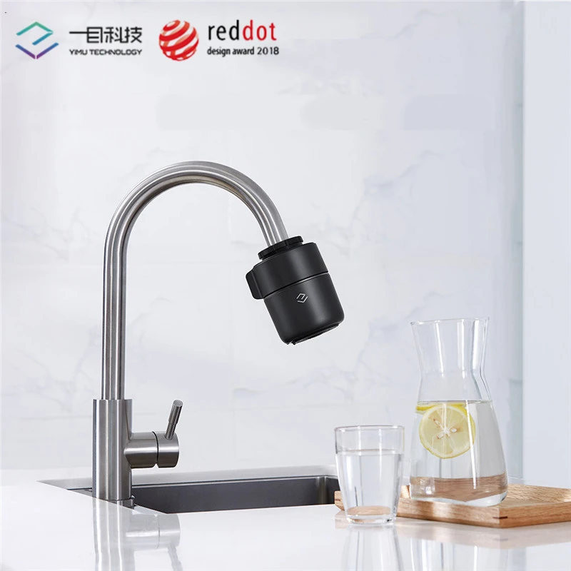 Youpin Yimu Black Smart Intelligent Monitoring Faucet Water Purifier Filter 4T Monitoring Indicators Multi-chip Monitoring