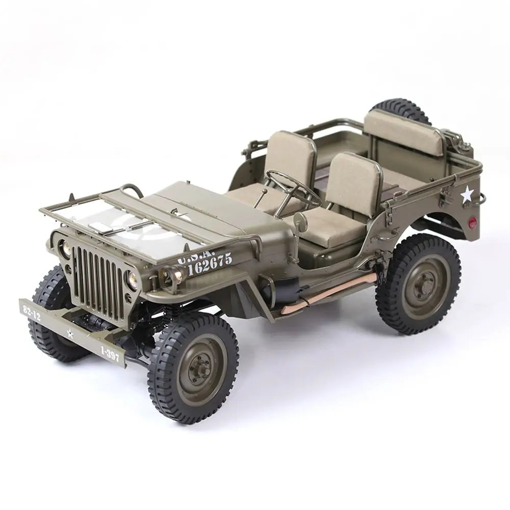 US $299.99 Rochobby 16 24g 2ch 1941 Mb Scaler Rc Car Waterproof Vehicle Models Fully Proportional Control Without Transmitter Receiver