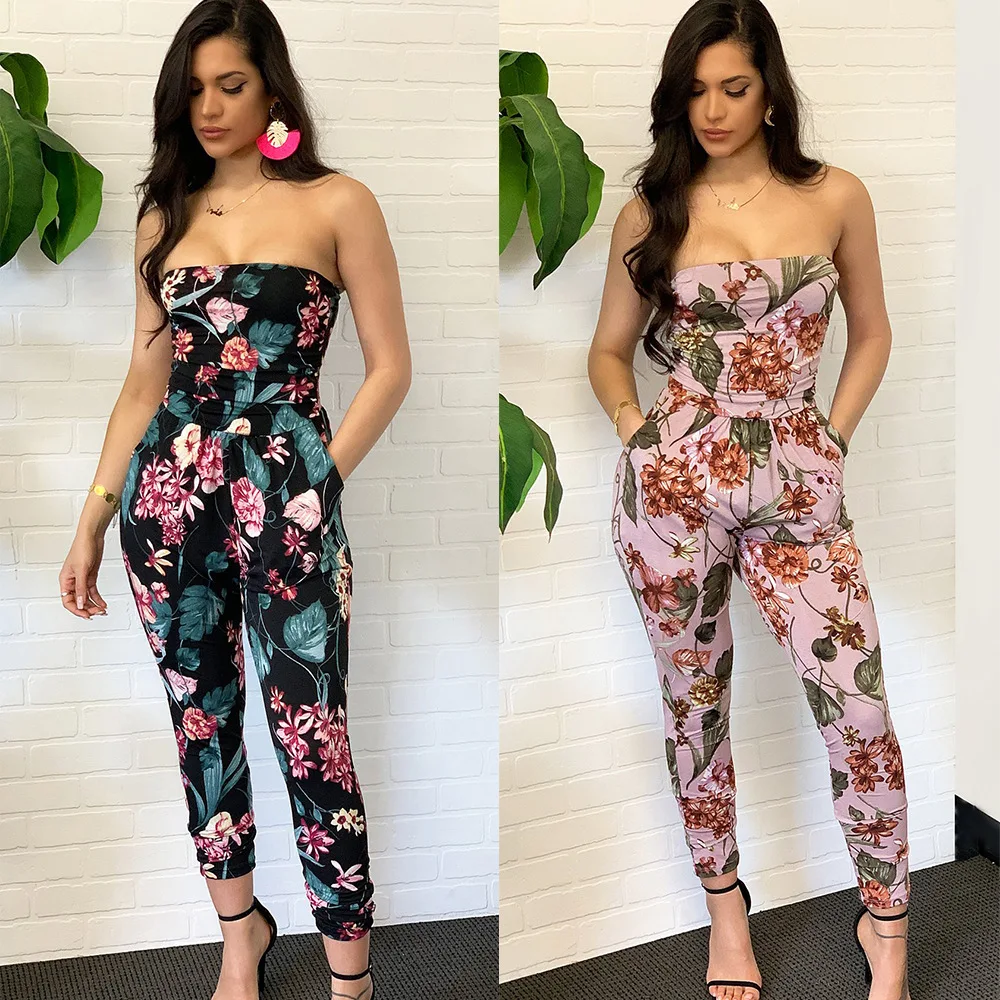 Женские комбинезоны с открытой спиной и открытыми плечами модная Праздничная