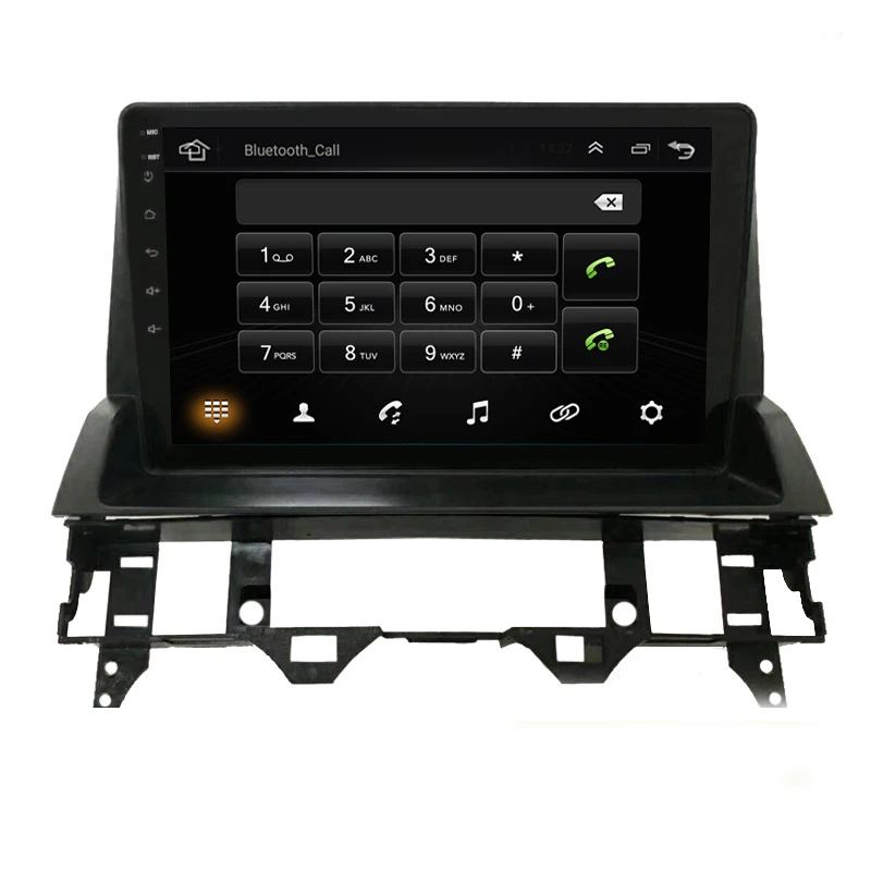 Discount 9" 2+32G 2.5D IPS Android 9.1 Car DVD Multimedia Player GPS for Mazda 6 2002-06 07 08 09 audio radio stereo DSP+32EQ navigation 4